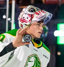 LONDON KNIGHTS SEBASTIAN GATTO GAME WORN JERSEY PHOTOMATCHED DARTMOUTH  OHL NCAA