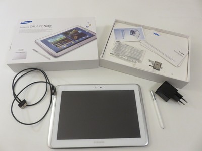 SAMSUNG GT-N 8000 Galaxy Note 10.1 16GB 3G weiß, 16 GB, 10,1 Zoll, ohne Sim-Lock