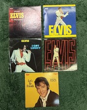 Elvis Presley 5-Record Vinyl Lot RCA Victor Camden From Memphis I Got Lucky 33