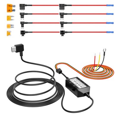 HK4 Hardwire Kit with 8pcs Full Set Circuit Fuse Tap, Type-C Port, for A329 s...