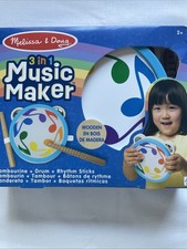 Melissa  Doug Wooden Music Maker 3-in-1