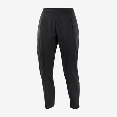 Salomon Runlife Pants Womens S Deep Black New Technical Running Hiking Climbing
