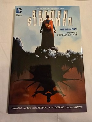 Batman Superman Vol 3 Second Chance New 52 Hardcover HC DC Comics