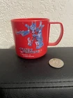 Vintage Transformer Optimus Prime Drinking Cup Plastic 2.5” Tall Hasbro 1986