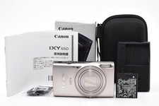   MINT  Canon PowerShot ELPH 360 HS / IXY 650 Silver 20.2MP w/Box from japan