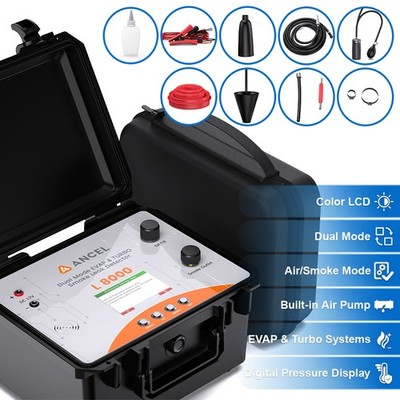Dual Mode EVAP Leak Detector Smoke Machine Tester Turbo System Diagnostic Tool