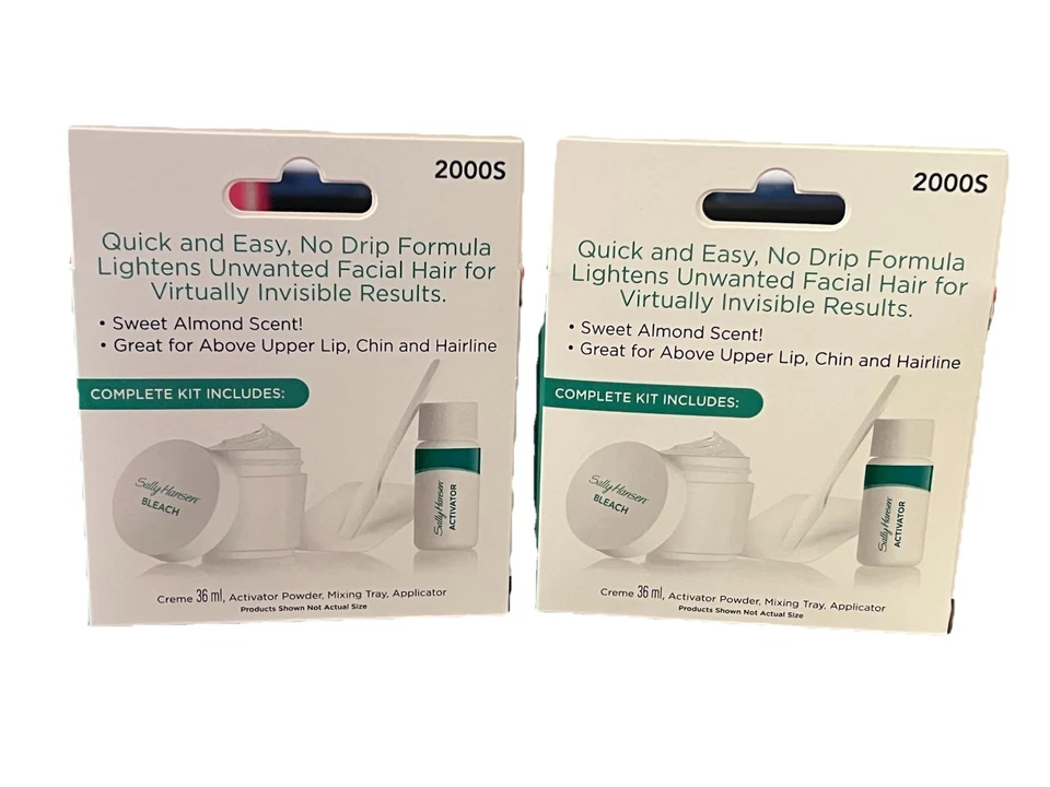 Sally Hansen Crema Blanqueador de Cabello para Rostro 2000S (Pack de 2) Aroma de Almendra Dulce Foto 3 de 4