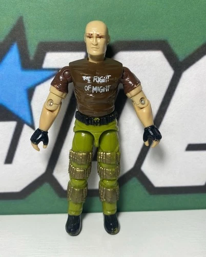 SALVO (v1) G.I. Joe ARAH 1990 Vintage 3.75” Action Figure Hasbro B3 015U