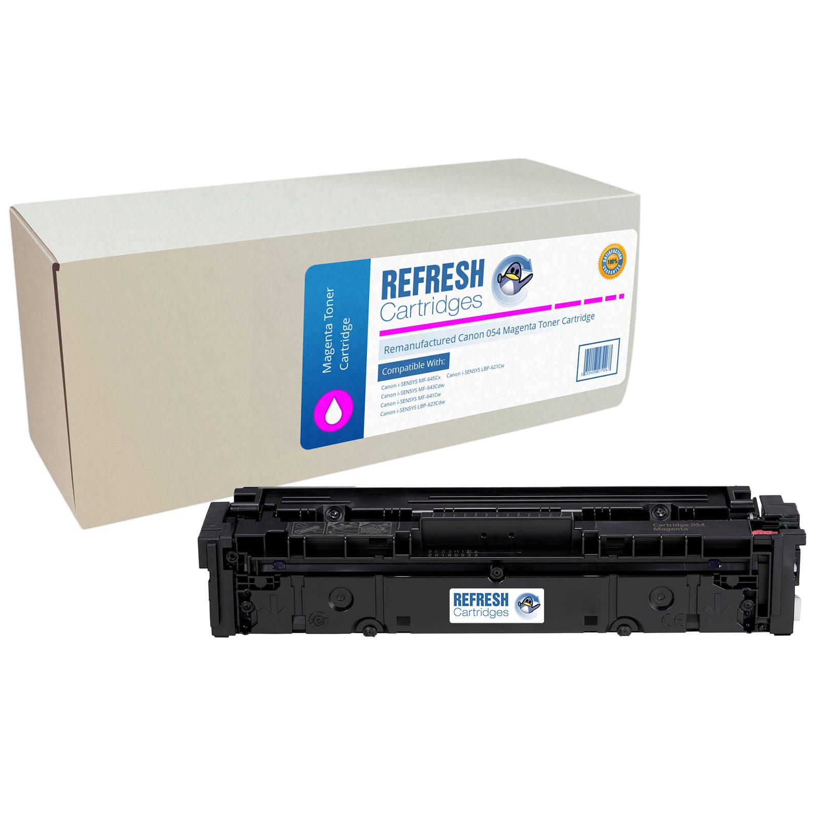 Refresh Cartridges Magenta 054 Toner Compatible With Canon Printers