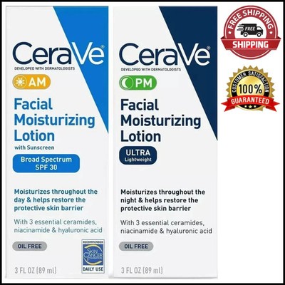 CeraVe Facial Moisturizing Lotion AM/PM mit 3 essentiellen Ceramiden 89ML