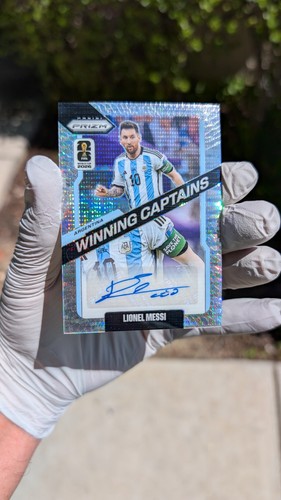 Lionel Messi AUTO 2026 PANINI Prizm FIFA WC Winning Captains WC-LM Breakaway
