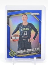 KATIE LOU SAMUELSON 2025-26 PRIZM WNBA BLUE VARIATION #82 STORM /199 Q5908