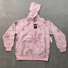 NWT DISNEY MICKEY MOUSE HOODIE SWEATSHIRT EMBROIDERED Size SMALL FREE SHIPPING