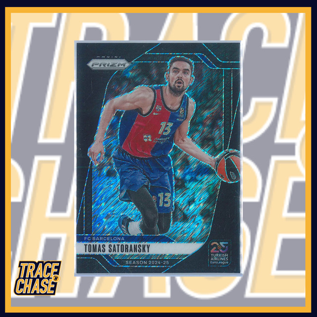 2024-25 Panini Prizm Euroleague Basketball Tomas Satoransky Black Shimmer 1/1
