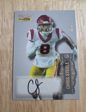 2022 Wild Card Matte CHRIS STEELE Autograph /25 #MB-A Rookie Auto RC SP. rookie card picture