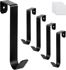 Over the Door Hooks, 5 Pack Heavy Duty over Door Hooks for Hanging