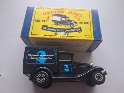 Matchbox Superfast MB-38 Model A Ford schwarz ''Second MICA Convention'' OVP