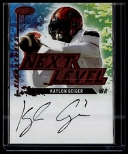 2022 SAGE #NLS-KG Kaylon Geiger Next Level Signatures Red Auto AU
