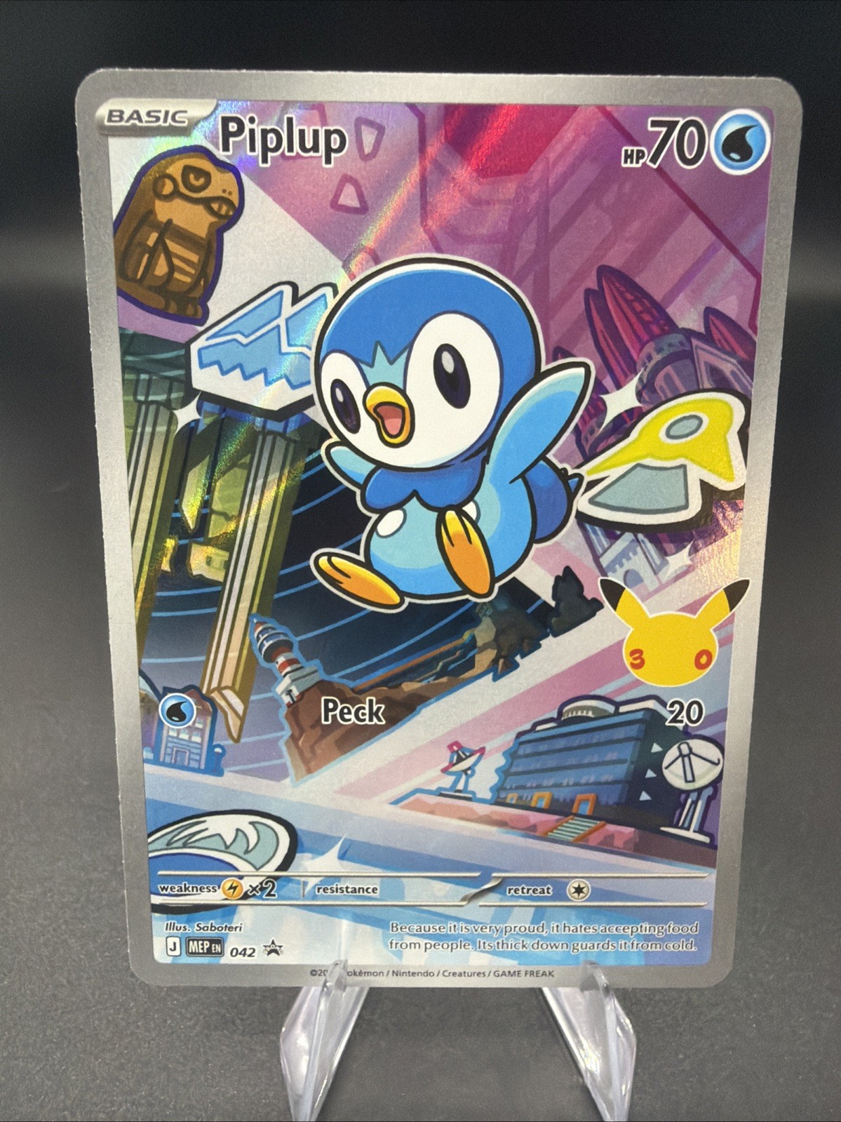 Piplup (First Partner) 042 Holo Pokemon Mega Evolution Promos 2026 NM/M