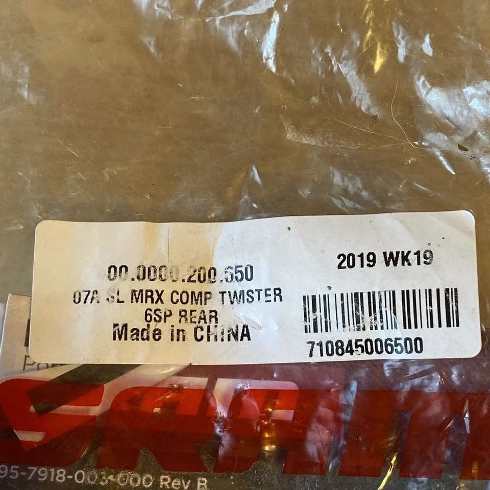 SRAM MRX Comp Gripshift Shifter 6 speed Mountain MTB Rear Shimano Compatible NEW - Image 3 of 3