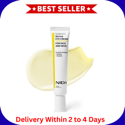 NIDA Revive Eye Cream For Face And Neck | Probiotic Solution