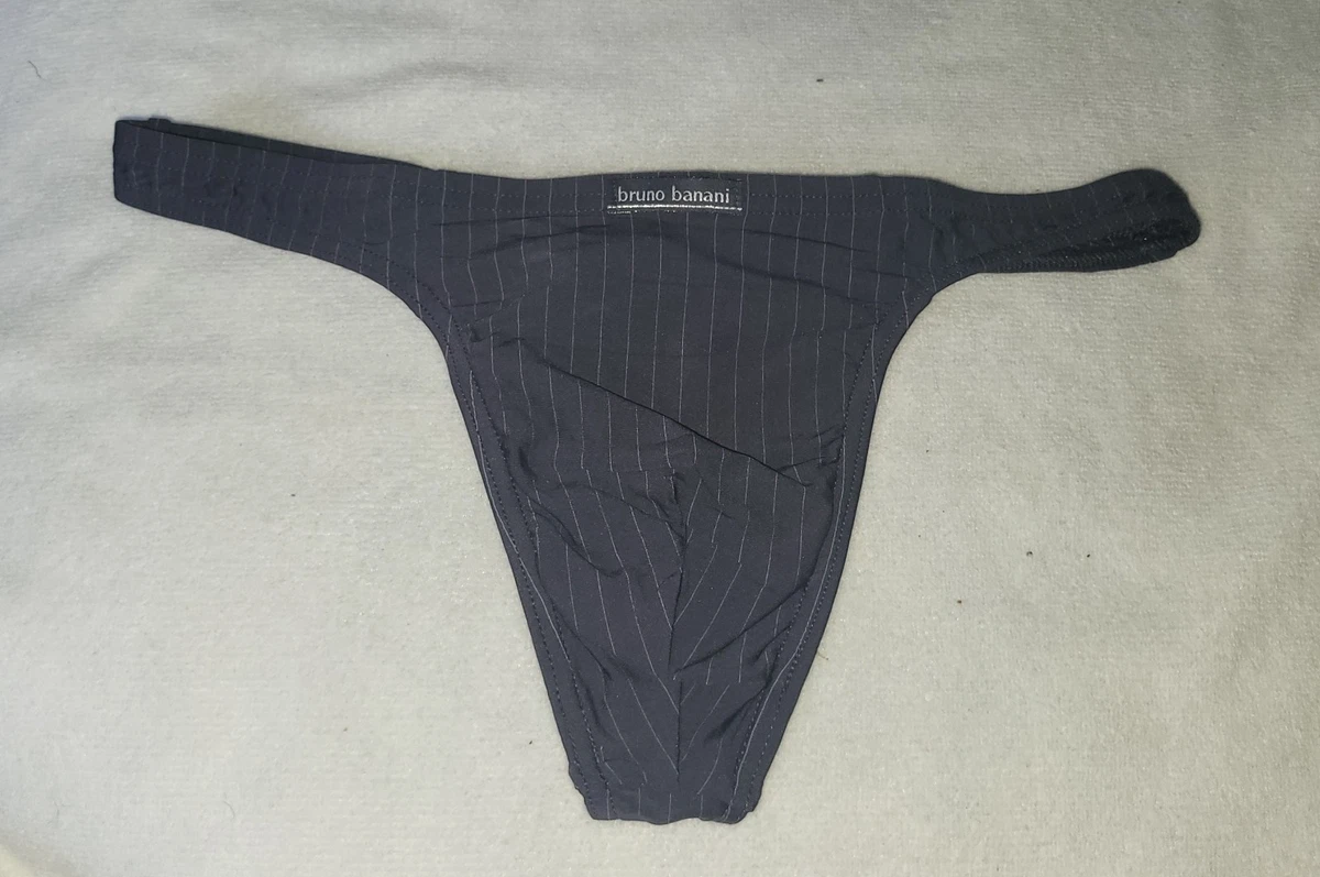 Bruno Banani Tanga Uomo, Check Line 2.0, Microfibra Traspirante, Vestibilità Perfetta, Elastico Rivestito, Design A Quadri