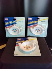 3 VINTAGE PACKAGES OF 4 TEA BAG HOLDERS UNOPENED PACKAGES NEVER USED EX COND