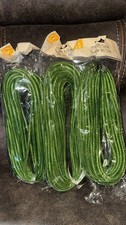 NEW Lot of 3 Deco Mesh Flex Tubing Halloween Green Craft Ribbon Wreath 36 Feet
