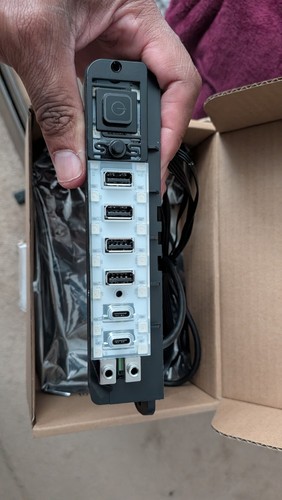 CORSAIR 9000D REPLACEMENT FRONT I/O IO ASSEMBLY PANEL - BLACK