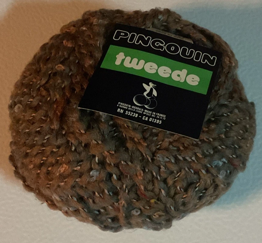 Pingouin Tweede Yarn Twisted Multi Colors 1.75 Ounces 66 Yds Wool Blend image 1