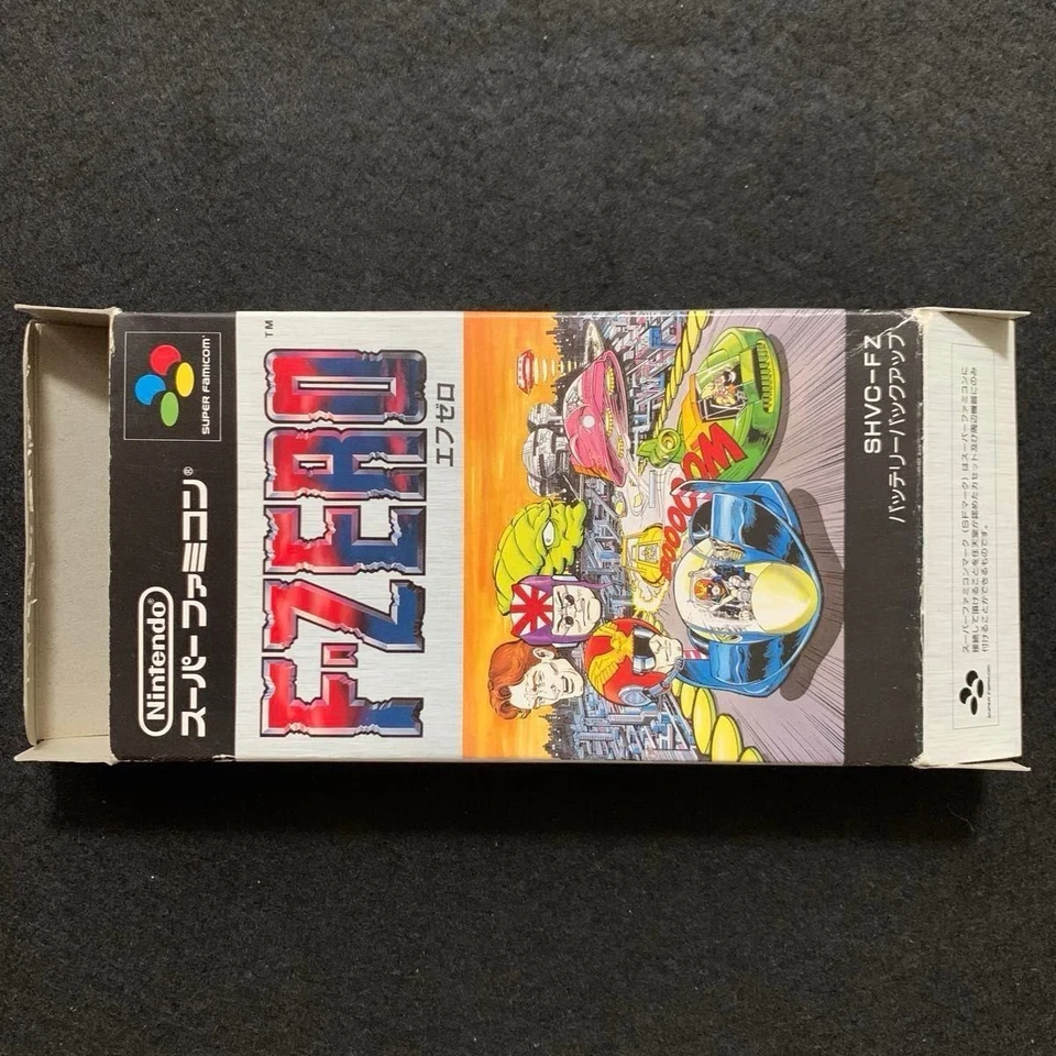 F ZERO Super Famicom SFC Japan Import Nintendo With Box and Manual Tested - Image 3 of 4