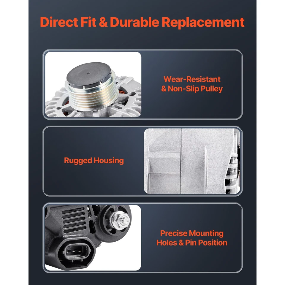 New Car Alternator for Hyundai Sonata Kia Optima 2.4L 2011 2012 2013 11491 - Imagem 4 de 4