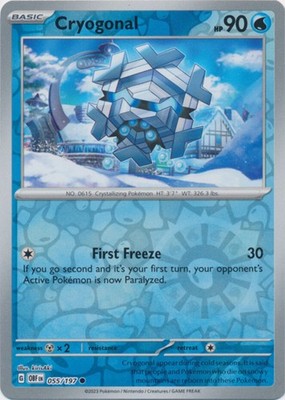 Cryogonal - 055/197 - Common - Reverse Holo - Near Mint