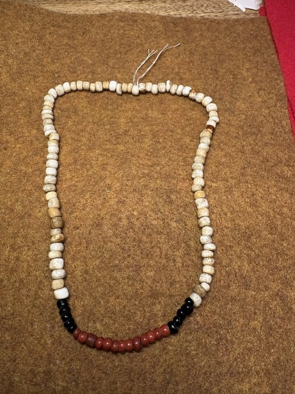 14 Inch Strand Of Native American Trade Beads 1700S To 1800S