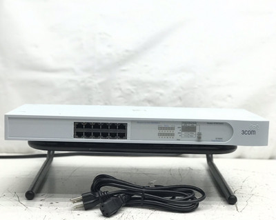 3Com Baseline 12-Port 10/100 Fast Ethernet Switch 3C1646C Unmanaged LAN Network
