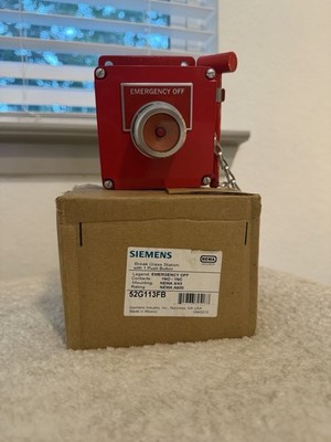 SIEMENS Break Glass Station With 1 Push Button 52G113FB