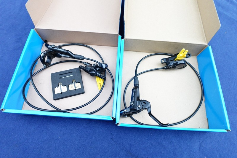Shimano Diore M6000 brake set front and rear with spare pads