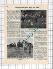 The Vine Hunt  Hampshire Lt Col Wiggin Bob James - 1962 Article