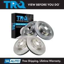 TRQ Front & Rear Brake Rotors Set Fits 2019-2024 Subaru Ascent