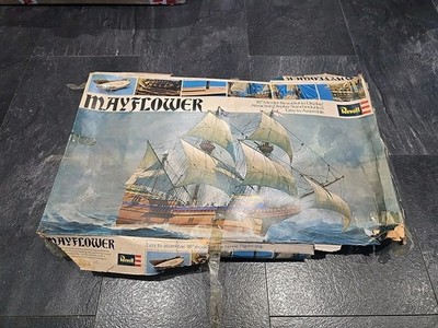 Vintage Revell Mayflower Boot Modellbausatz einfach zusammenzubauen
