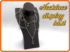 Necklace Display Bust   Elegant Jewelry Stand for Showcases, Shops  Home Use