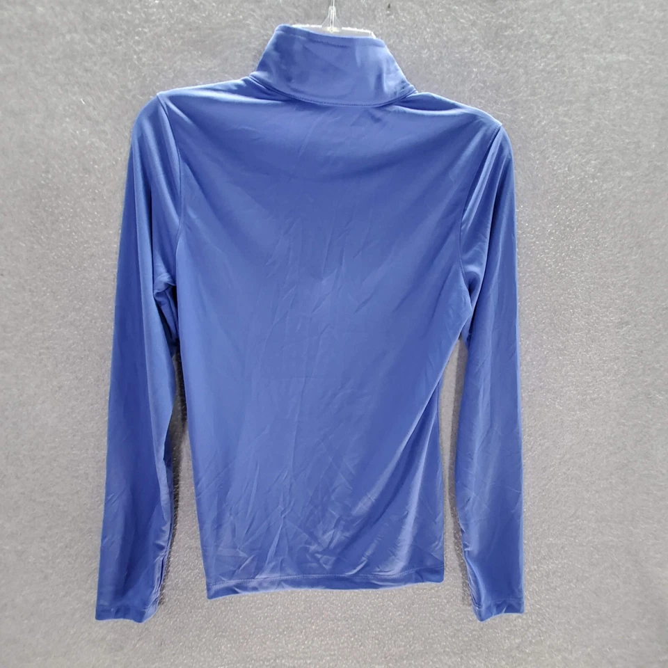 Sudadera Danskin Now Mujer Ropa Activa Pequeña Azul 1/4 Cremallera Semi Ajustada Foto 4 de 4