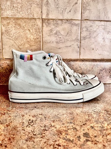 WOMEN'S CONVERSE ALL-STAR CHUCK TAYLOR HIGH TOP SNEAKERS-SIZE: 9.5 - Picture 3 of 8