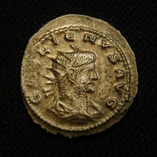 Antoninianus Emperor Gallienus Rv VIRTVS AVG 3.66 grams 21-3mm Antioch AD 266-7