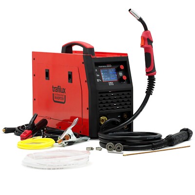 Trafilux  4in1 MIG/MAG Synergie Schweißgerät 200A WIG Dopple Puls Schweißmachine