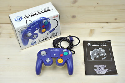 NGC - Original Nintendo Controller Clear Purple in OVP
