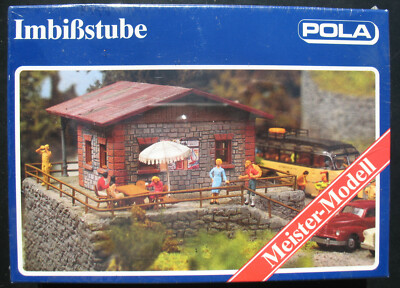 POLA Meister-Modell 630 - Imbißstube Imbiß Snack Bar - Spur H0 Eisenbahn Bausatz
