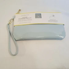 Liz Claiborne Phone Charging Wallet - Blue- Brand New Originally $50