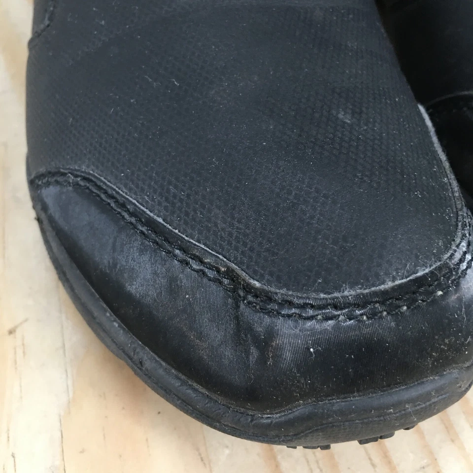 Безопасный T шаг комфорта обувь женщин 10 мокасины плоскостях поскользнуться на черный искусственной кожи - Изображение 4 из 4