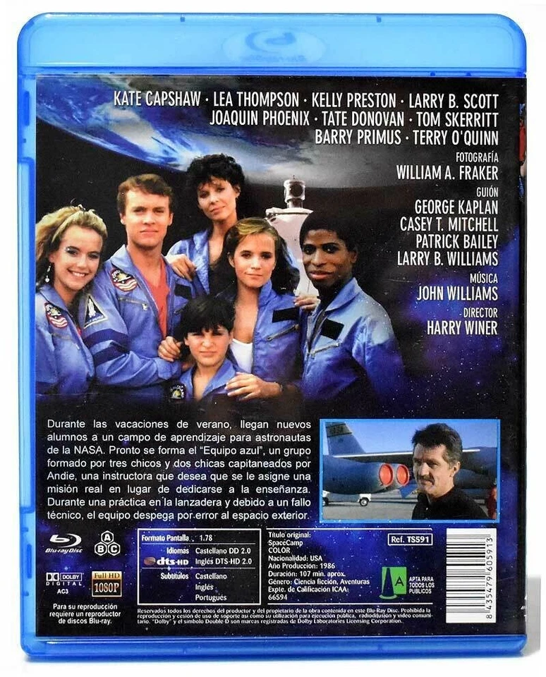 SPACECAMP (1986) Blu-Ray NEW (Spanish Package has English Audio) - Image 2 of 2